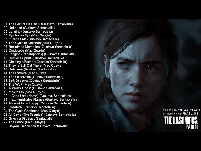 SOUNDTRACK] THE LAST OF US PART II - COMPLETE - YouTube