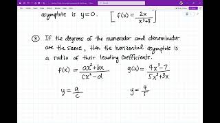 Section 7.4(B): Horizontal Asymptotes and Graphing of Rational