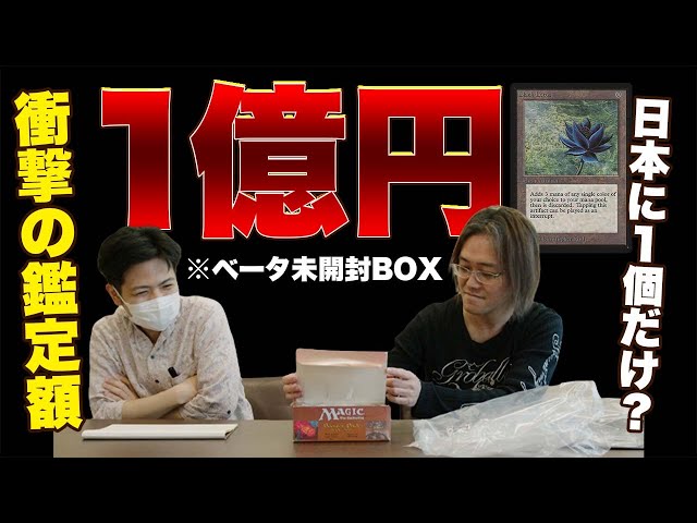 神回】BOXが1億円？MTGのベータ未開封を査定する【Black Lotus