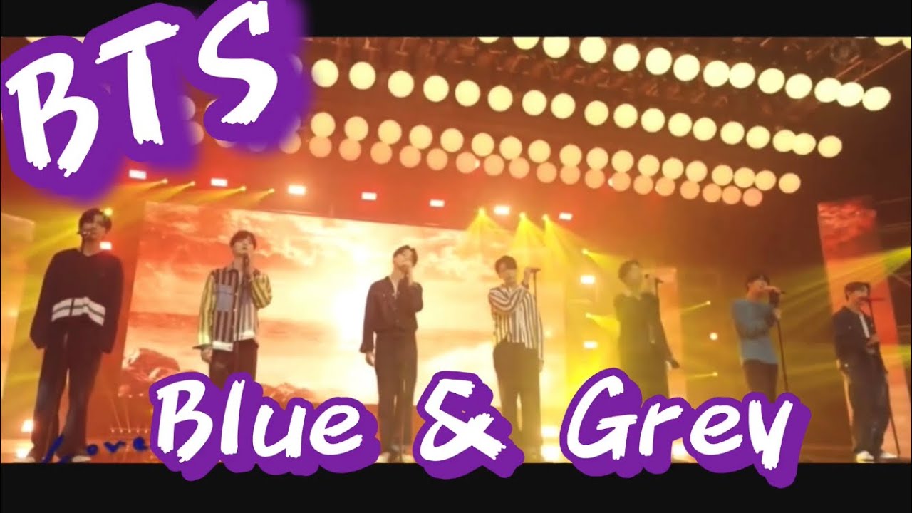 BTS【방탄소년단 】Blue&Grey LiveStage【日本語字幕】 - YouTube