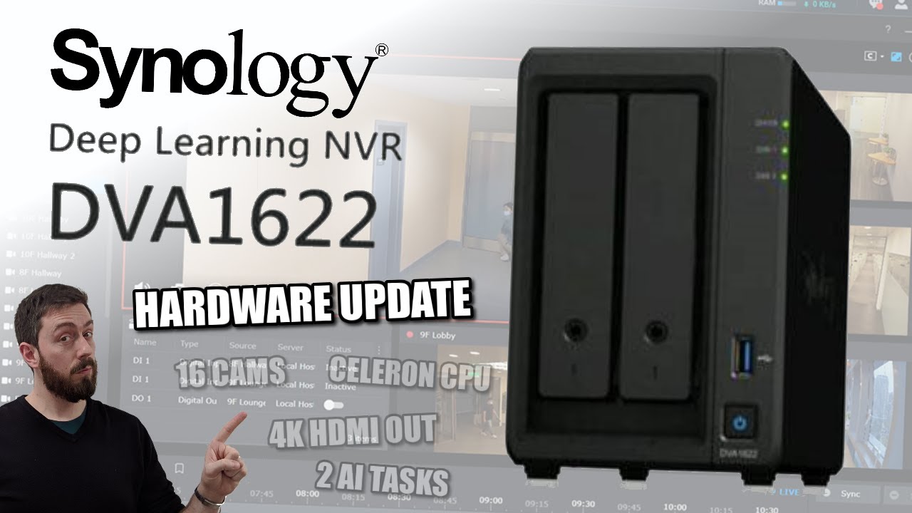 Synology DVA1622 Surveillance NAS Hardware Update - YouTube