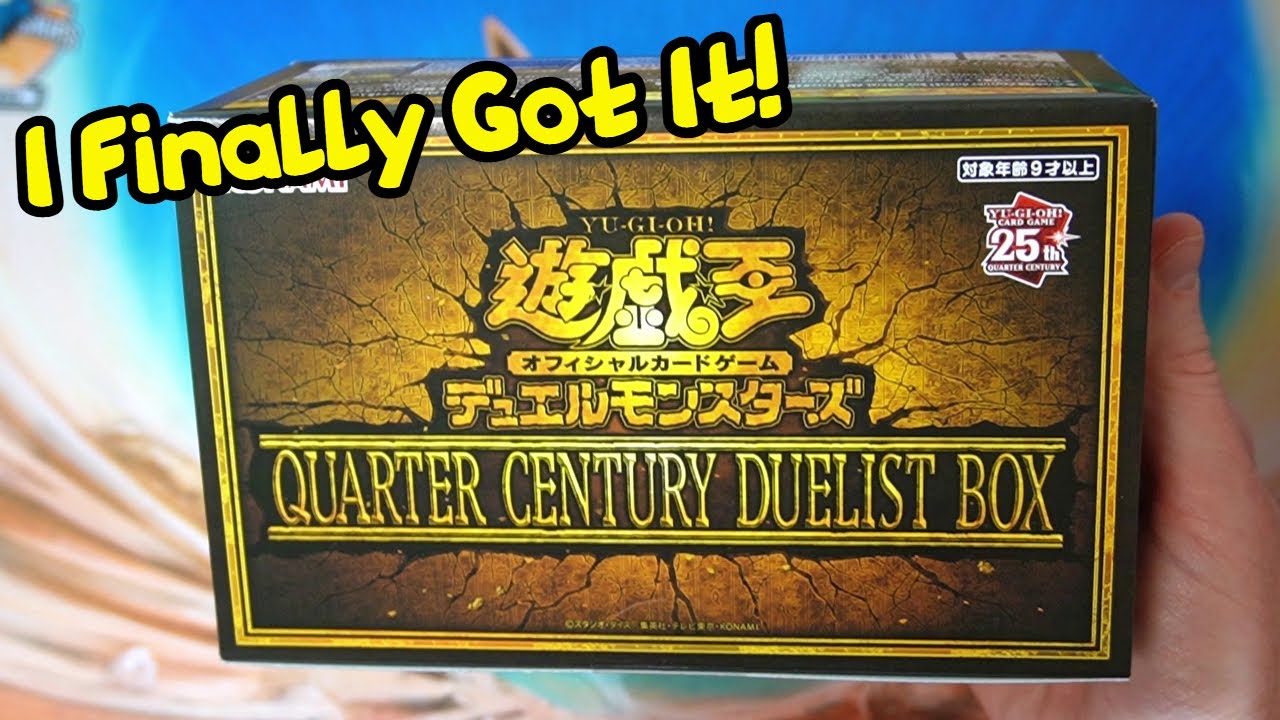 Yugioh Quarter Century Duelist Box! - YouTube