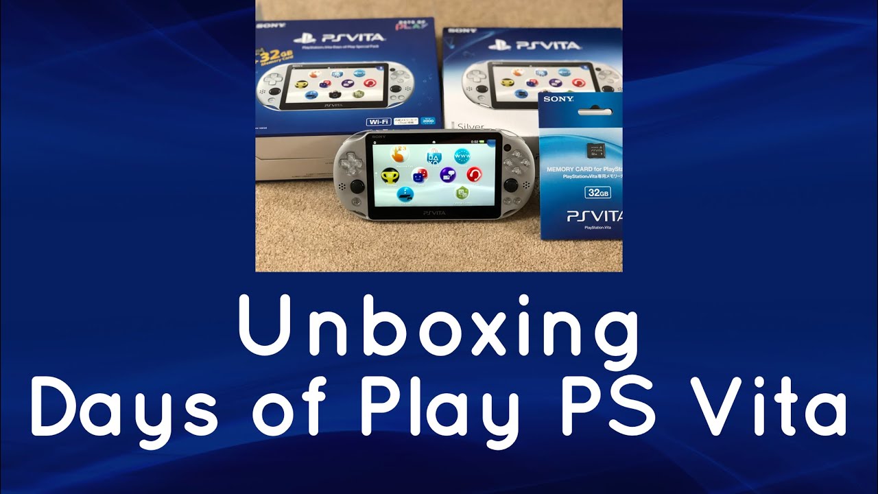 Days of Play Silver PS Vita Unboxing (part of the PlayStation E3
