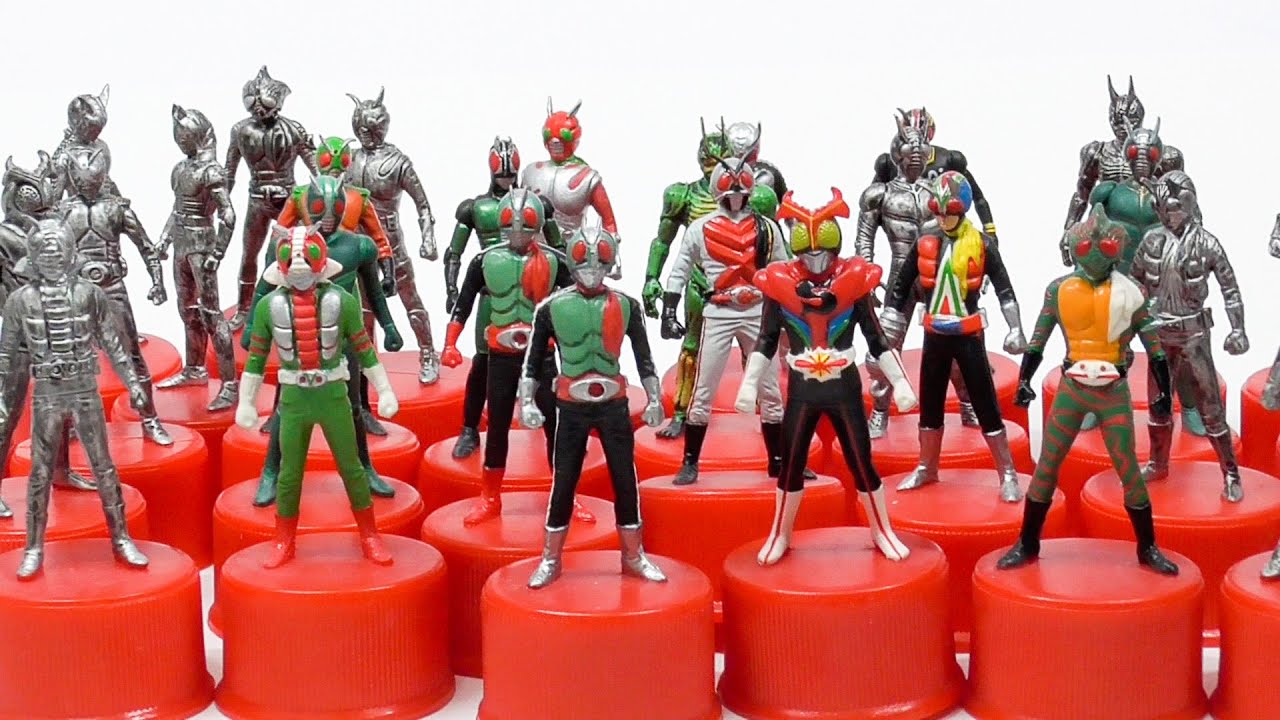 仮面ライダーボトルキャップ 全30種 Kamen Rider Bottle Cap Vol.1 All