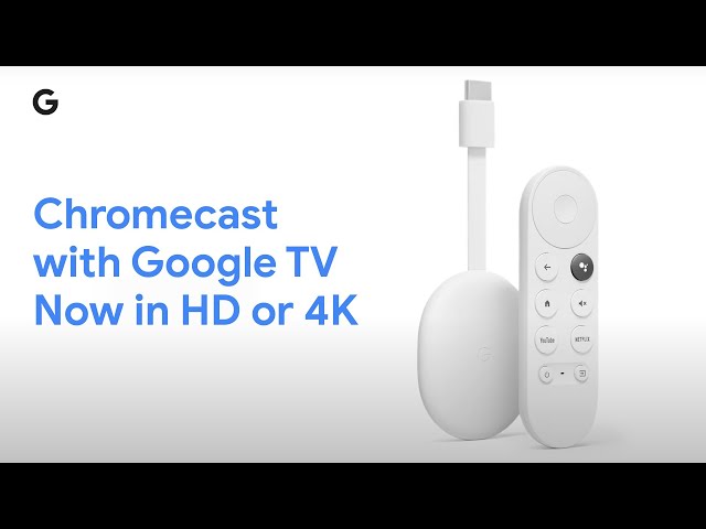 Chromecast with Google TV Now in HD or 4K - YouTube