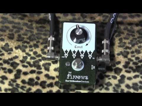 Earthquaker Devices ARROWS preamp booster pedal demo with clean