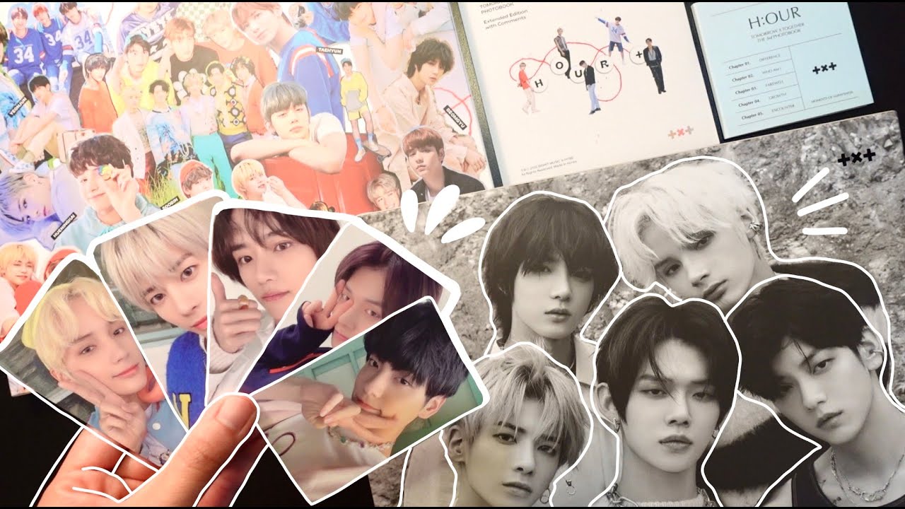 TXT H:OUR 3rd PHOTOBOOK + EXTENDED EDITION WEVERSE POB UNBOXING