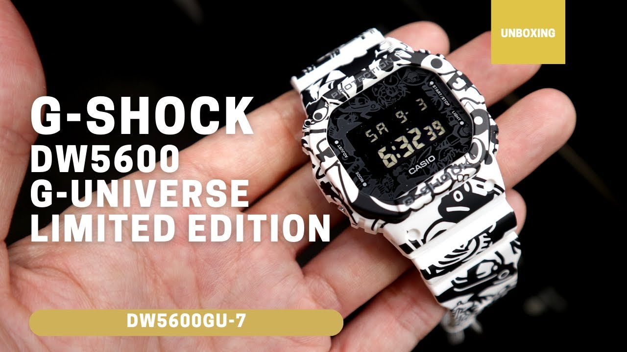 Unboxing G-Shock “G-Universe” DW5600GU-7 - YouTube