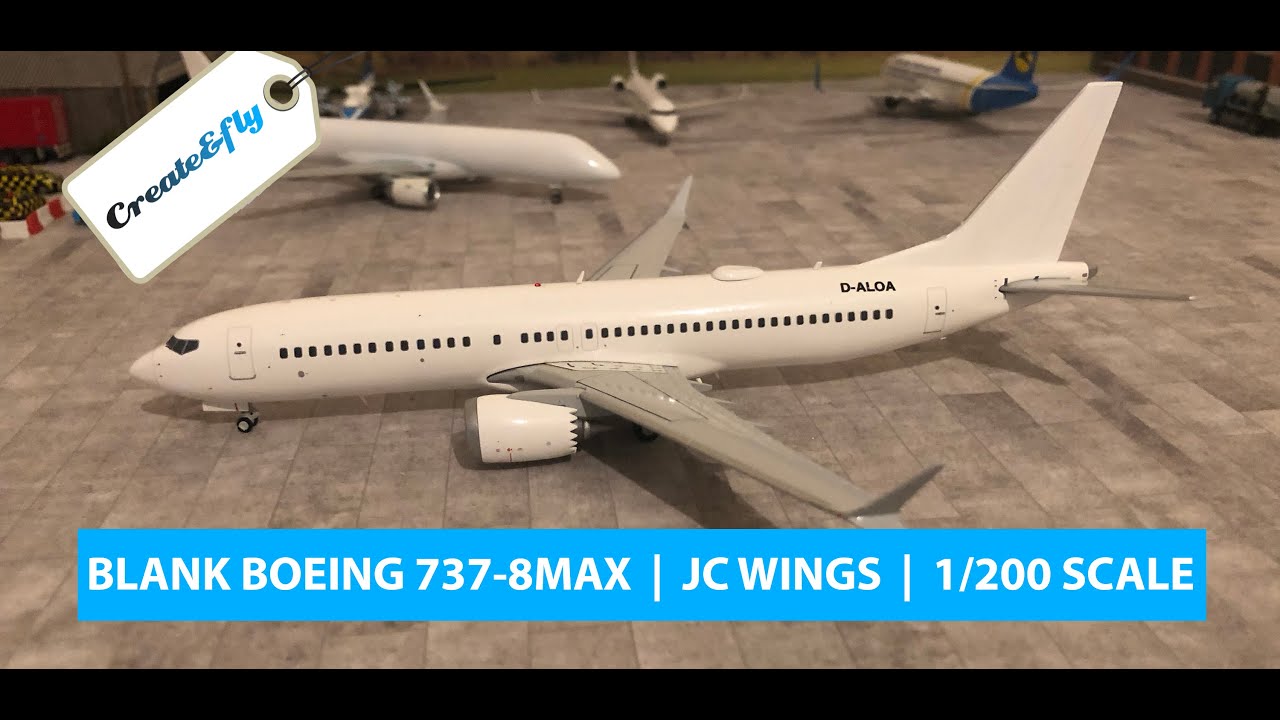 JcWings 1/200 B737-800 ホワイトブランク BK1067 JcWings 1/200 B737