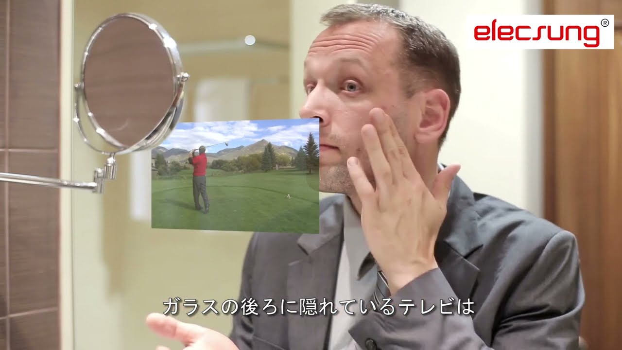 elecsung 防水テレビ お Android TV 浴室用タッチスクリーンスマート