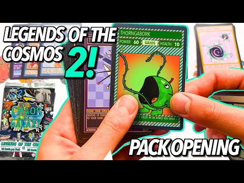 LEGENDS OF THE COSMOS 2 Pack Opening - Chaos Galaxy TCG (Out now