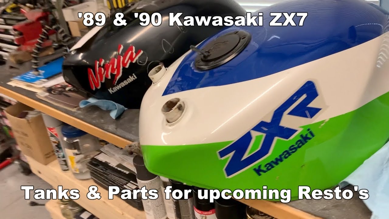 1989/90 Kawasaki ZX7 - parts gathering & preparing for restoration