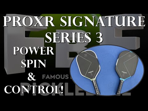 ProXR Signature Series 3 Pickleball Paddle Review - YouTube