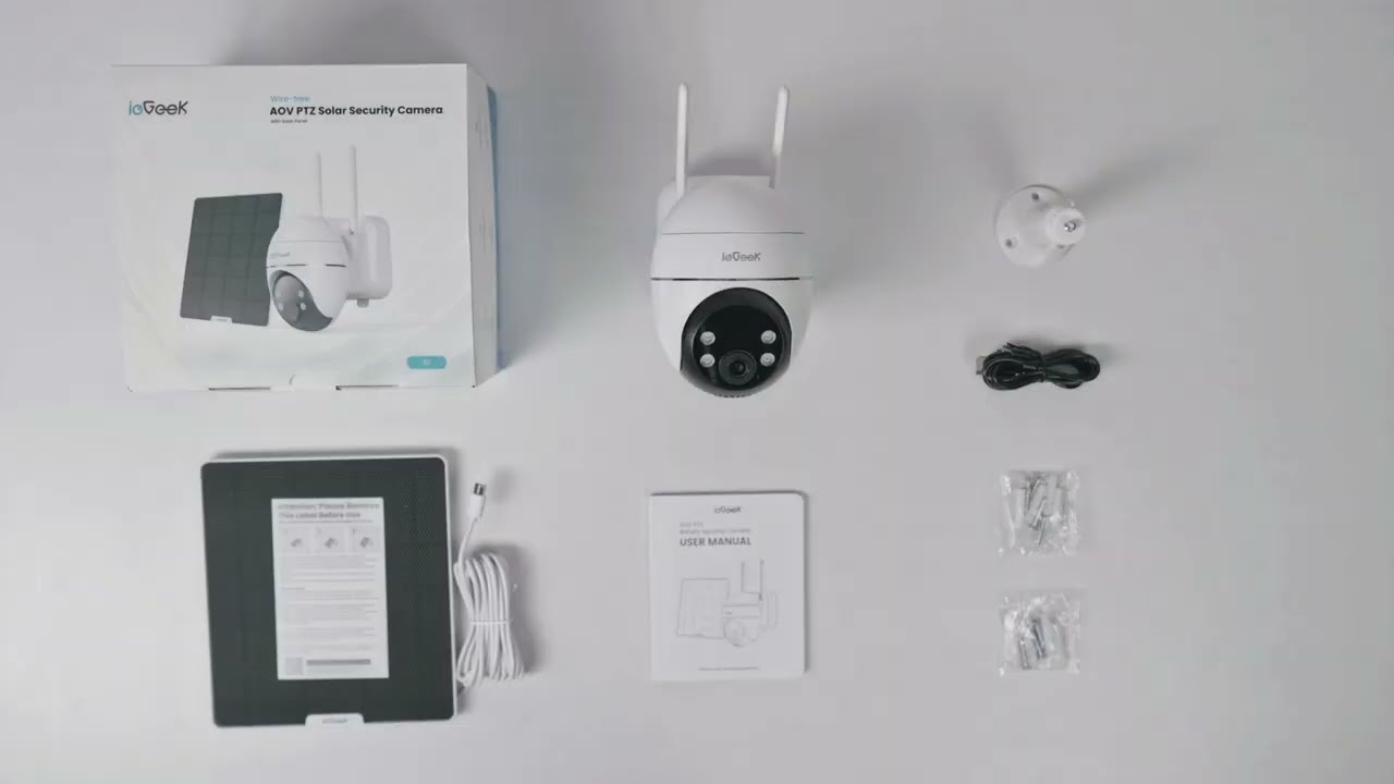 Unboxing: ieGeek AOV Outdoor Batttery Camera S7 - YouTube