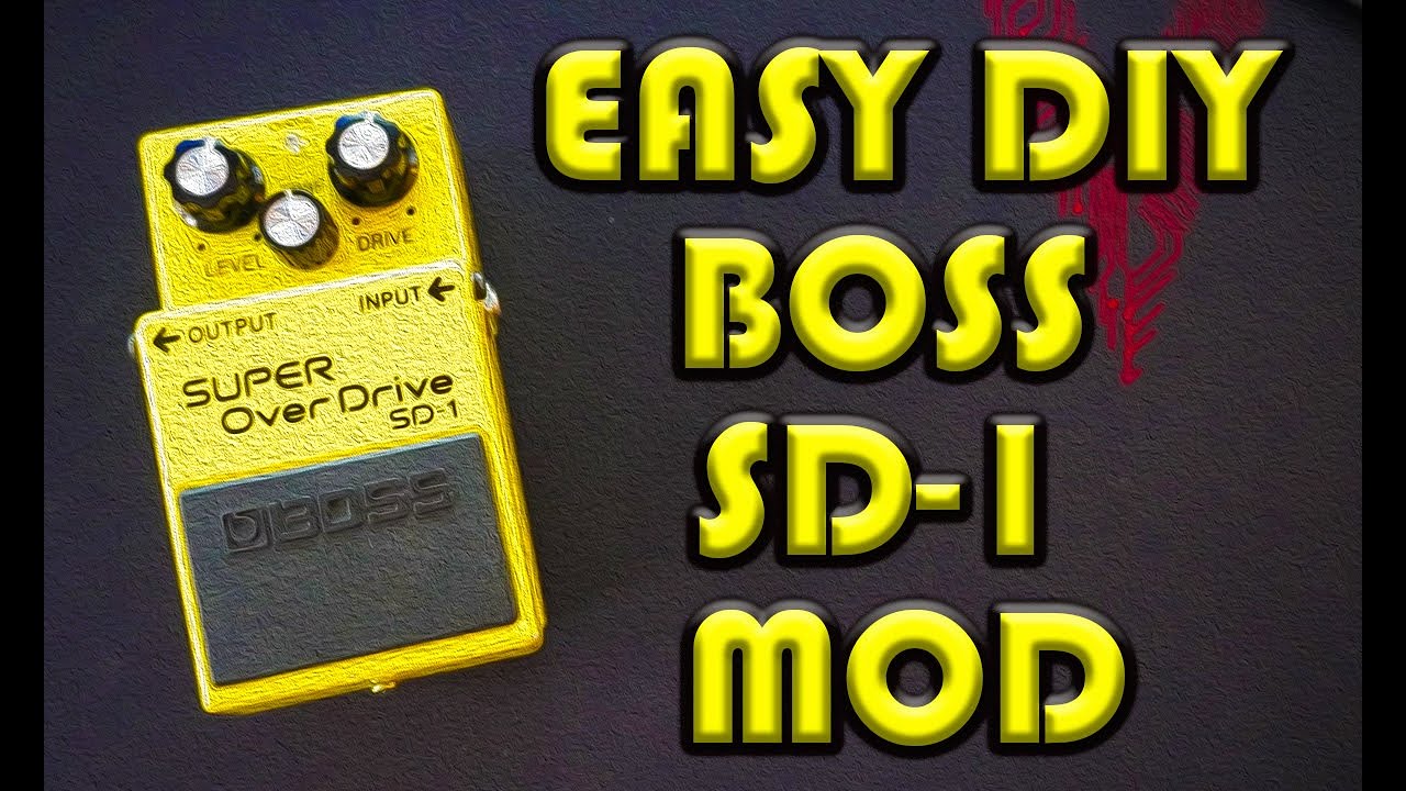 EASY DIY BOSS SD-1 MOD - NO ADDITIONAL COMPONENTS REQUIRED - YouTube