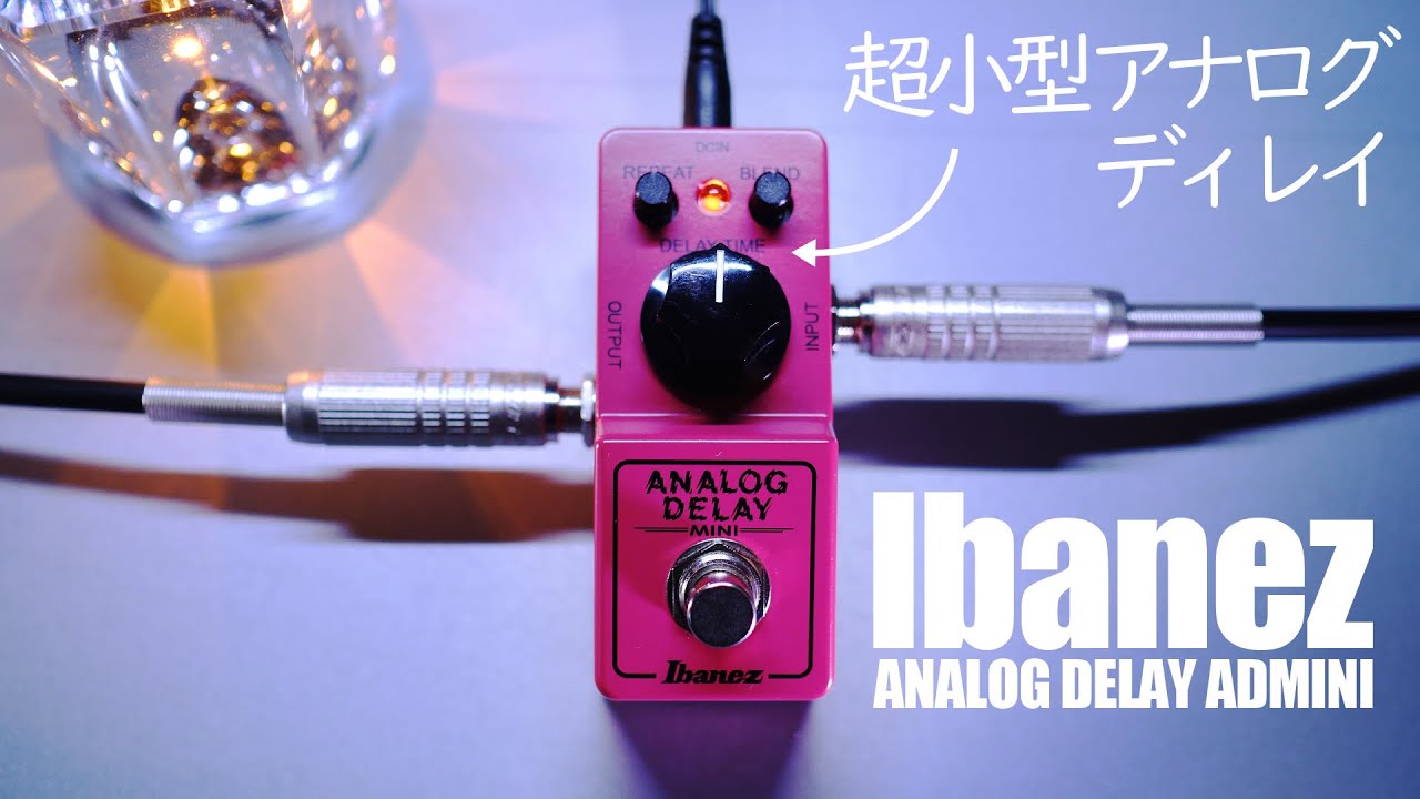 The Ultra-Small Analog Delay Sounds Like a Classic! / Ibanez