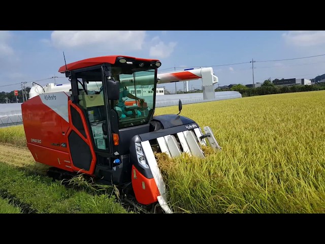 クボタ発売前！DR6130最強コンバイン！尚未发布！ 在演示之前。 DR