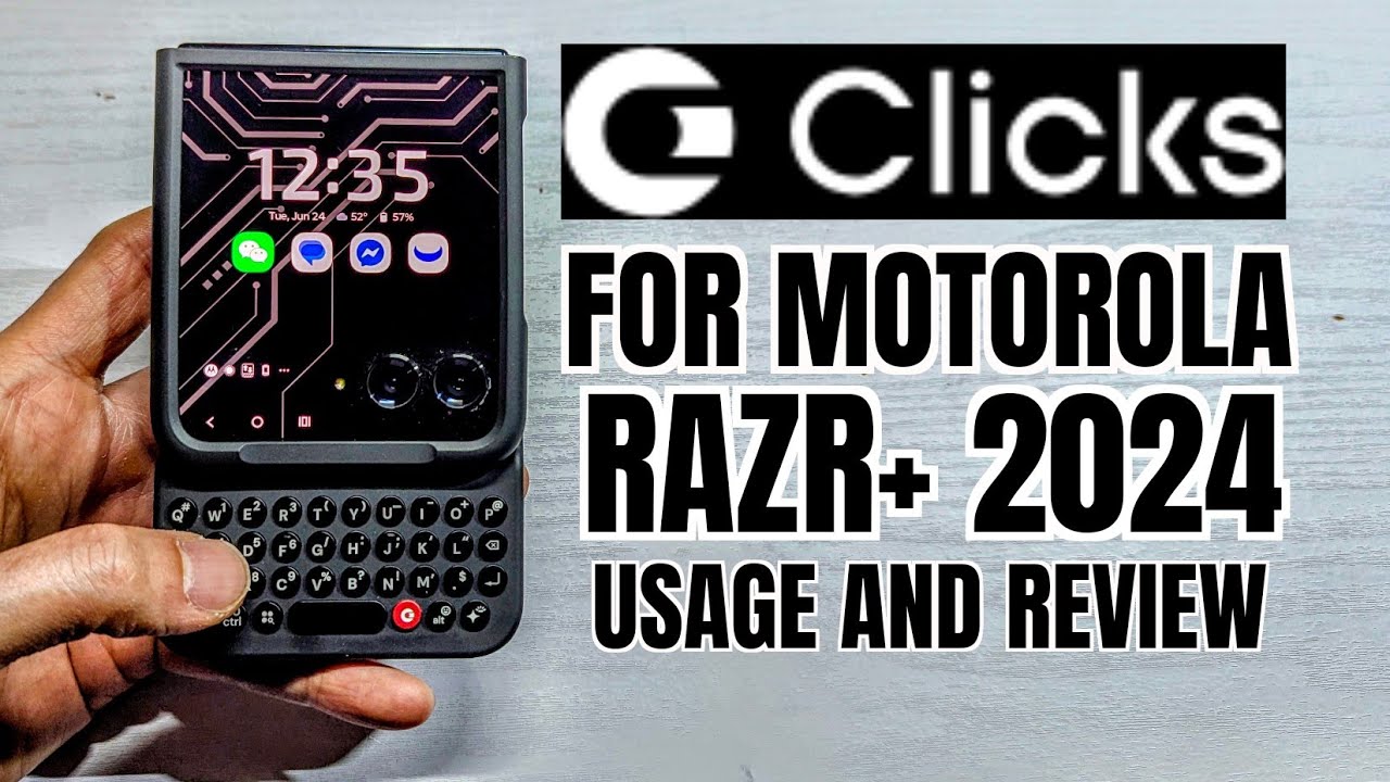 CLICKS KEYBOARD FOR RAZR+ 2024: REVIEW #android #clicks