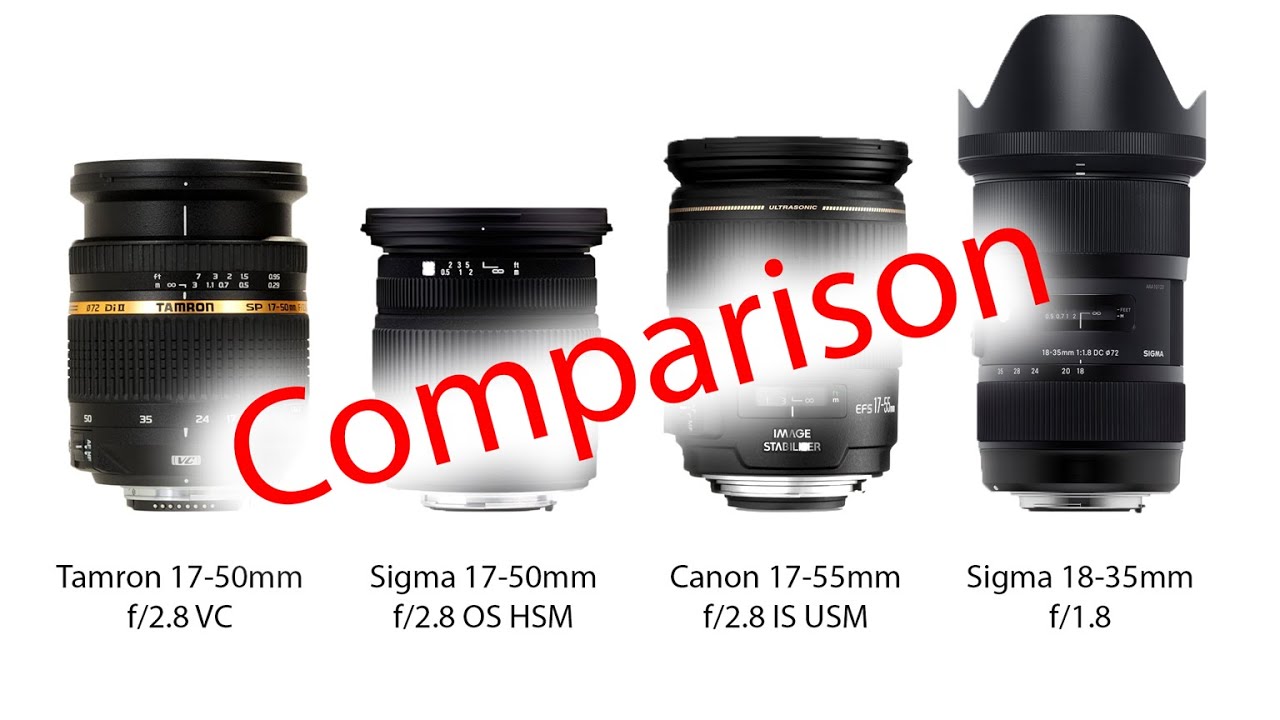 Zoom lens comparison: Tamron 17-50 f2.8 VC, Sigma 17-50 f2.8 OS
