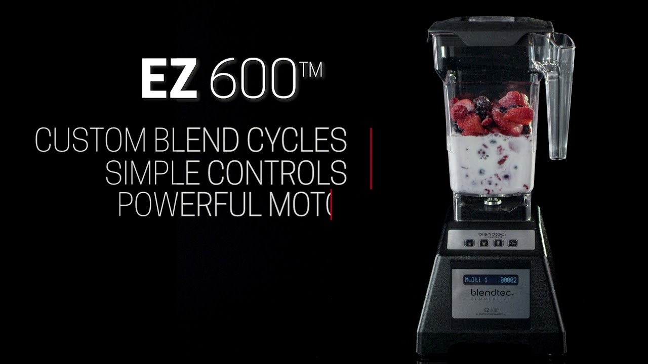 Overview of the Blendtec EZ600 Commercial Blender - YouTube