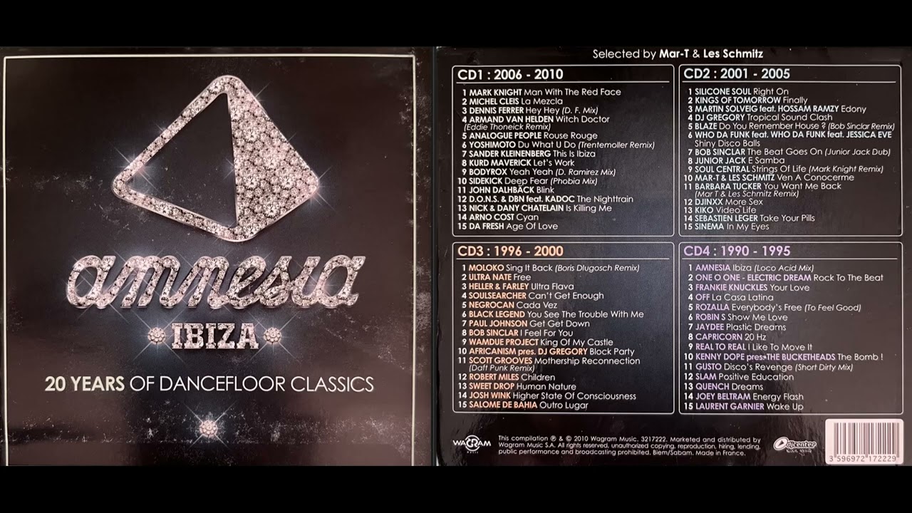 Amnesia, Ibiza - 20 Years (Disc 1) (Classic Trance / House Mix