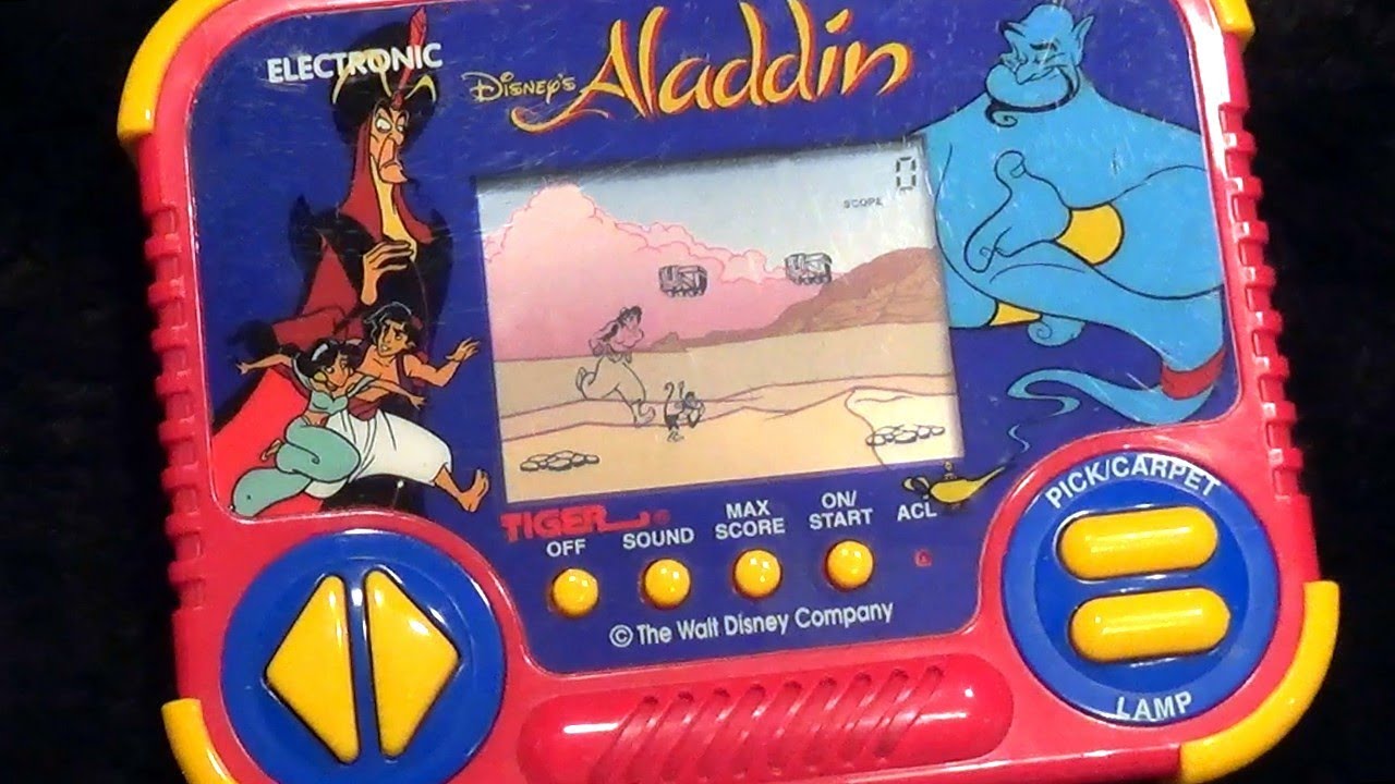 レトロ 電子ゲーム】タイガー ディズニー アラジン 横スクロール