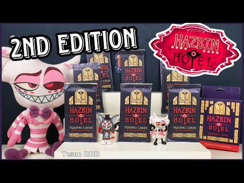 HAZBIN HOTEL 2ND EDITION TRADING CARDS! Unboxing Card Packs