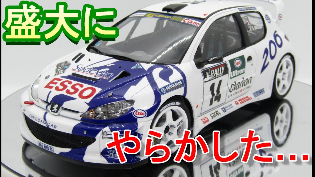 絶版 タミヤ 1/24 プジョー 206 WRC 03 w/カルトグラフデカール 絶版