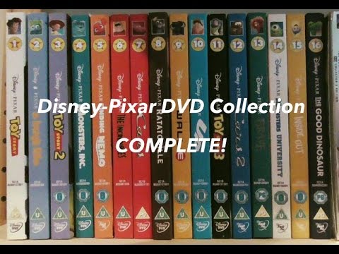 Disney-Pixar DVD Collection (COMPLETE) - YouTube