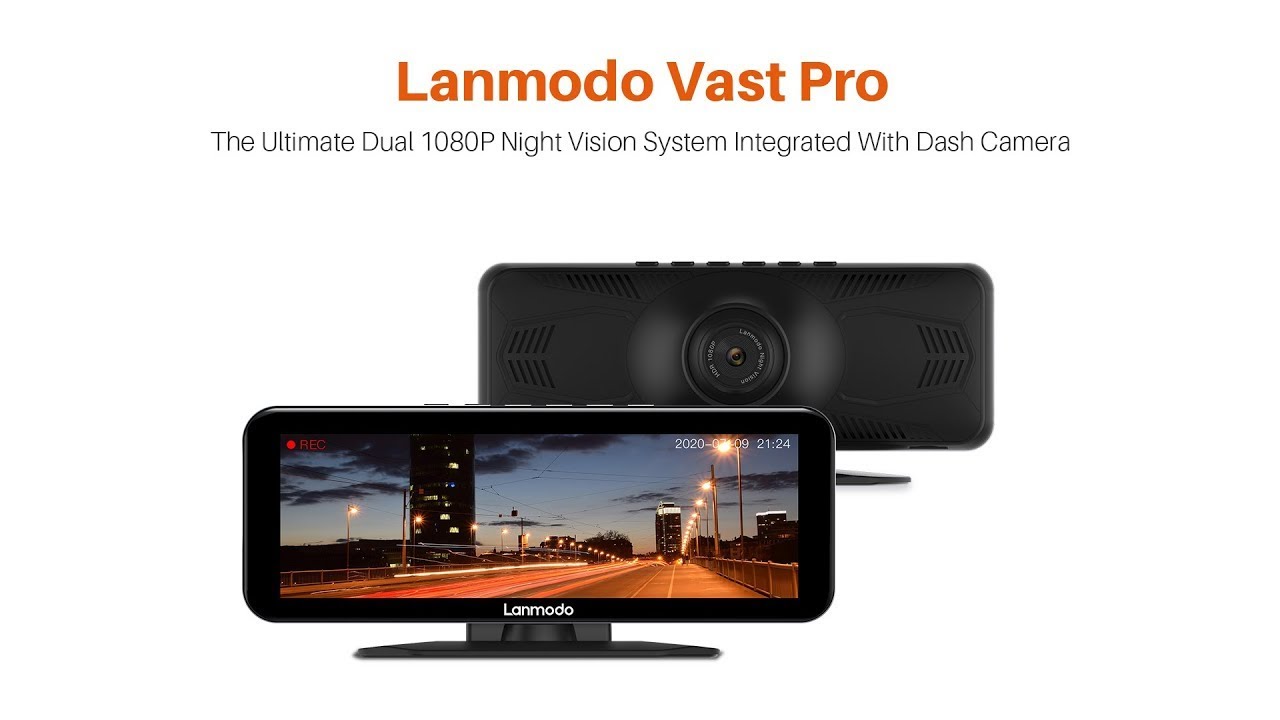 Lanmodo Vast Pro: Night Vision System with Dashcam - YouTube
