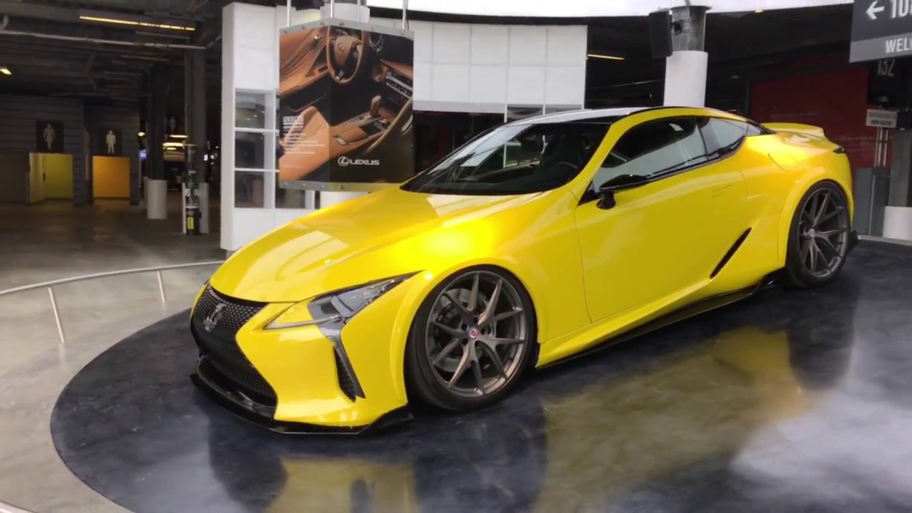 Modified Yellow 2018 Lexus LC 500 • 2017 Rolex 24 • Beyond
