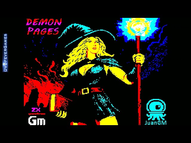 DEMON PAGES - 128k ZX Spectrum 2026 game! - DVDfeverGames - YouTube
