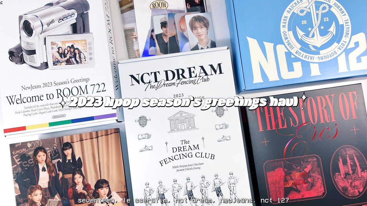 2023 kpop season's greetings haul/unboxing ✮ seventeen, le