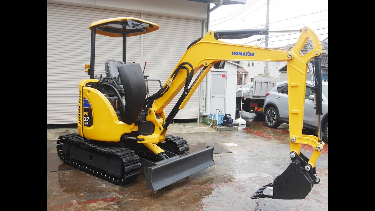 コマツ PC27MR-3 ゴムパット新品 中古ユンボ 中古バックホー 茨城中古