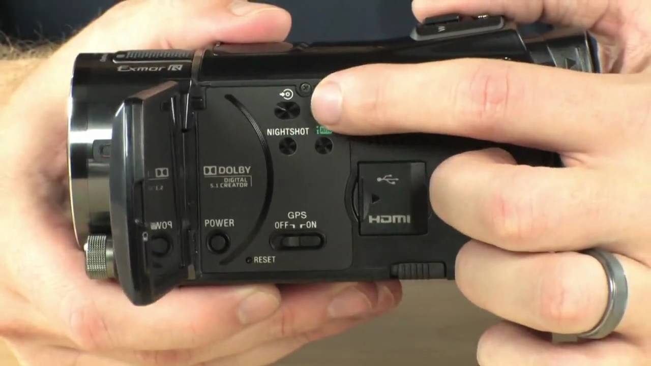 Sony HDR-CX550V HD Handycam Camcorder - YouTube