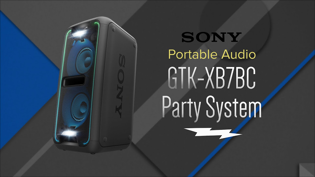 Sony GTK XB7 Home Audio System - YouTube