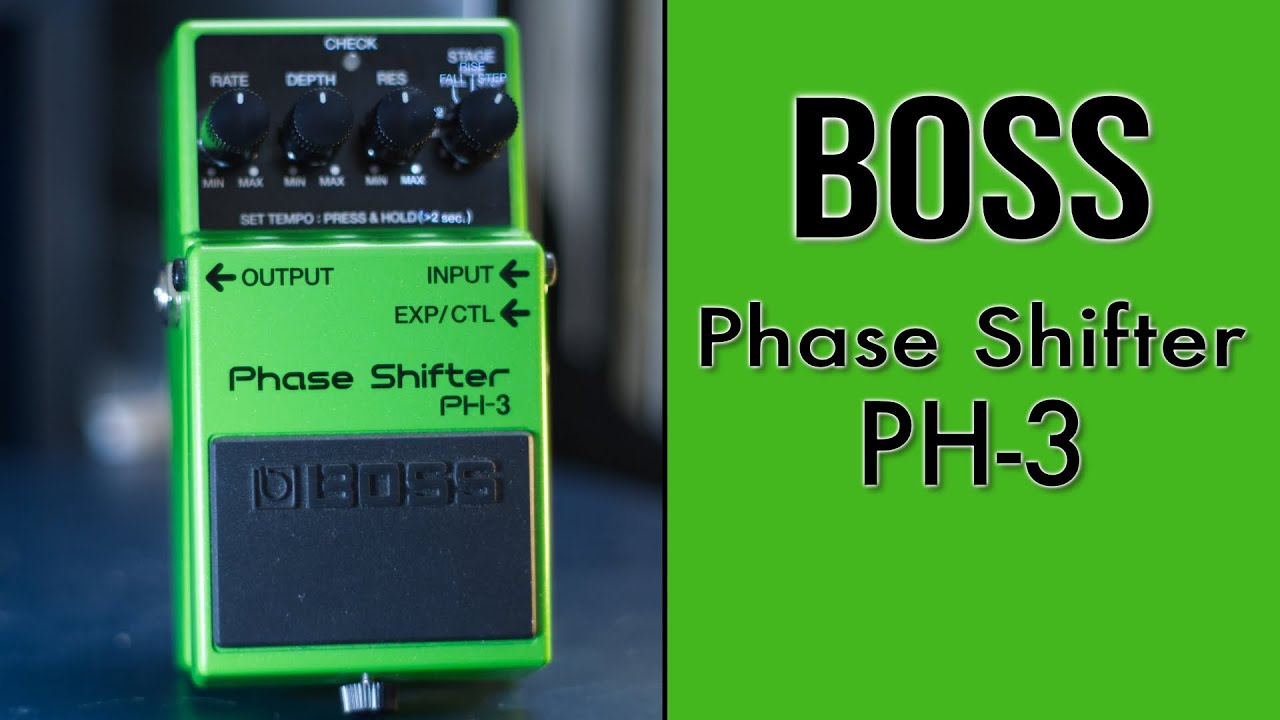 Boss PH-3 Phase shifter, jack of all trades phaser with boss's