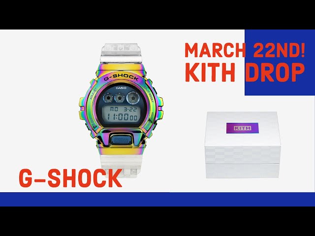 G-Shock HOT DROP Release NOTICE! KITH 6900 March 22 Drop - NEW