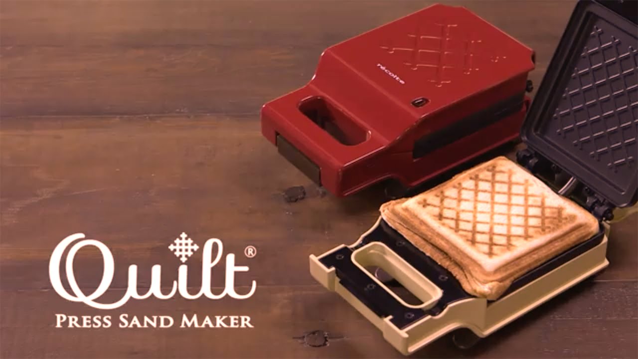 récolte Press Sand Maker Quilt（プレスサンドメーカー キルト