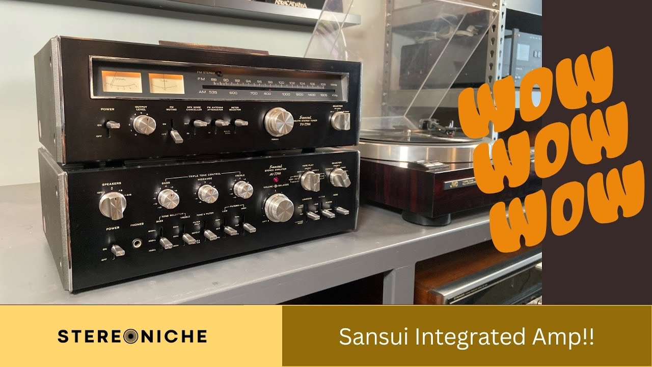 Sansui AU-7700 Vintage Integrated Amplifier from 1974! - YouTube
