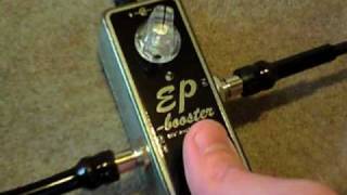 試奏動画】Xotic Guitars EP BOOSTER ギターエフェクター - YouTube