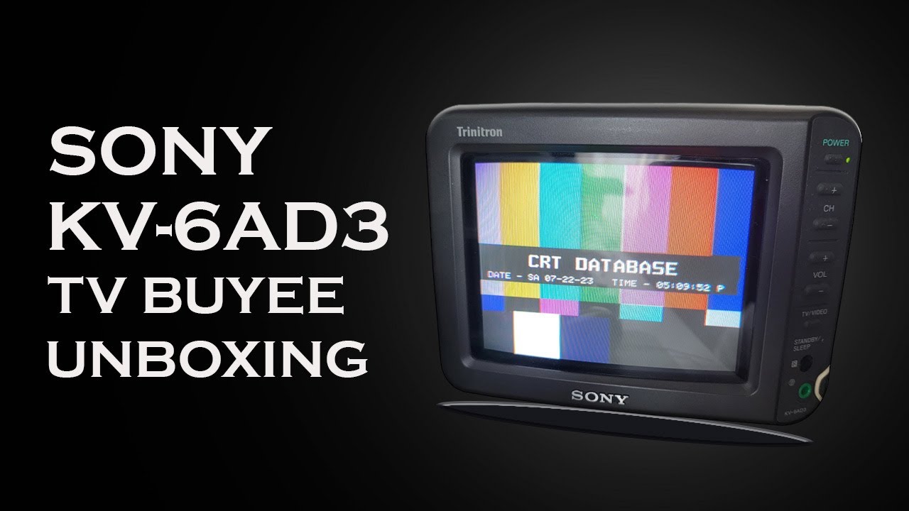 Sony KV6 AD3 TV Unboxing and Review by @AVTransfersUK Media