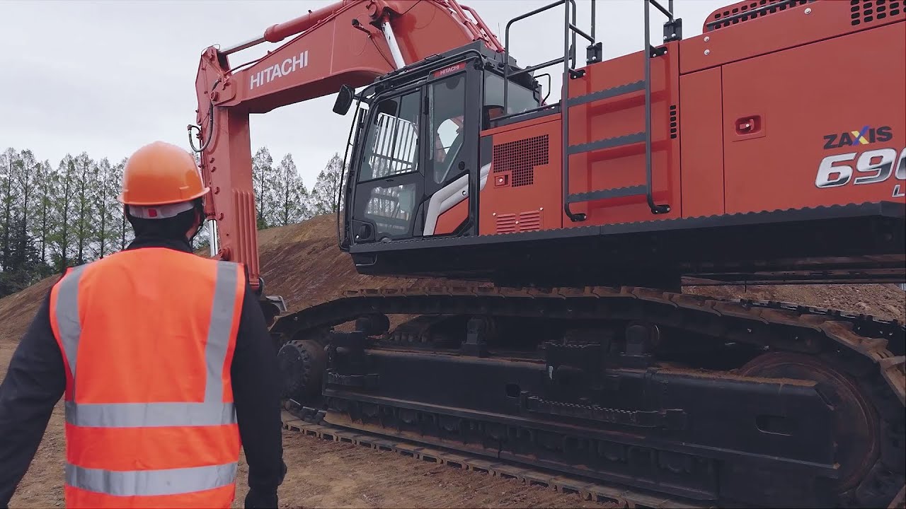 ZX690-7G Excavator Walkaround - YouTube