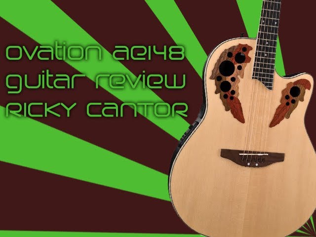 Ovation Applause AE148 Review - YouTube