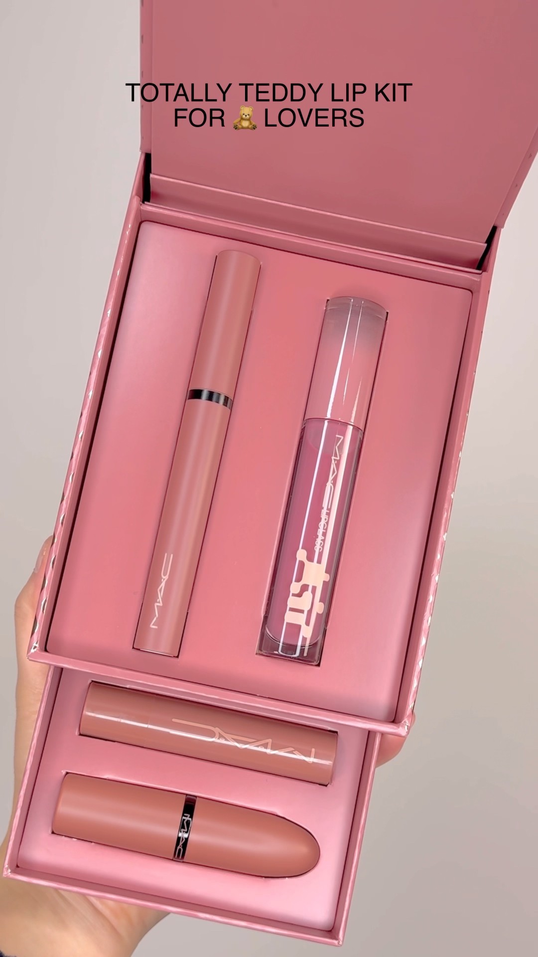 calling all MAC teddy lovers | mac totally teddy lip kit swatches