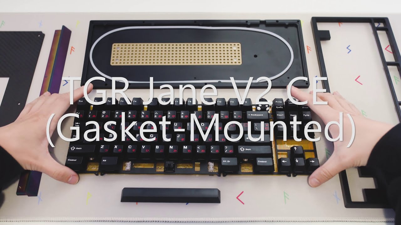 TGR Jane V2 CE: Assembly & Typing sounds (Gasket-mounted; Cherry