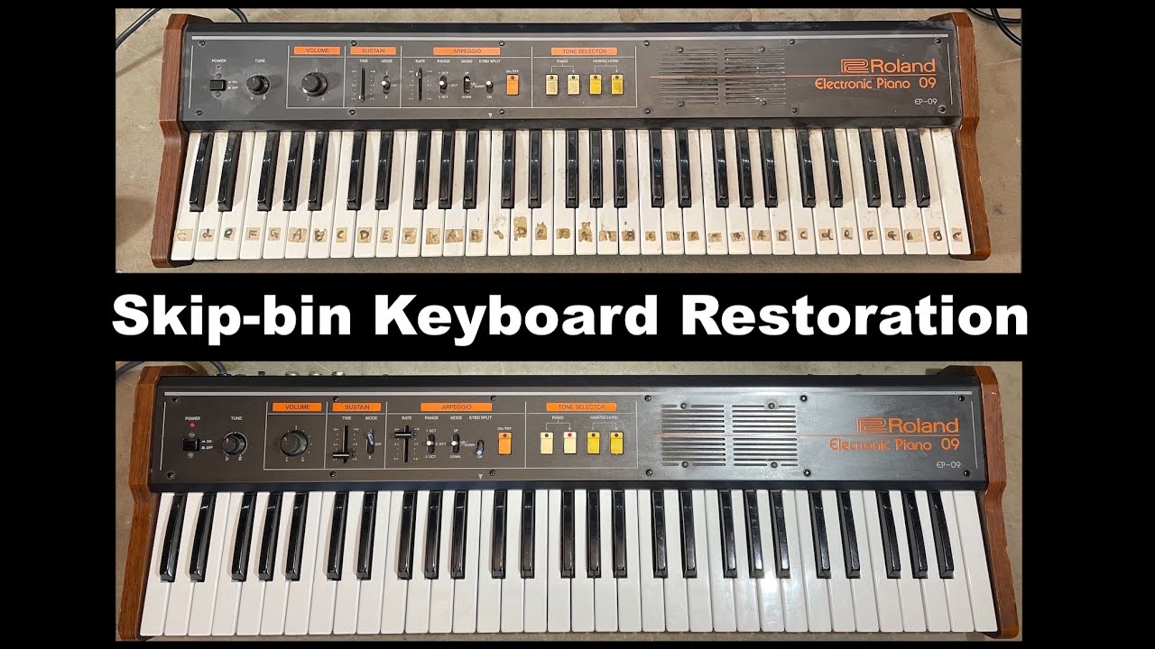 Roland EP-09 Skip-bin find and restoration - YouTube