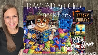 Diamond Art Club Sneak Peek “Kitten Bedtime Stories” by Irina