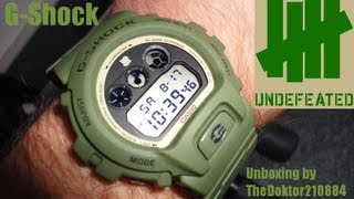 G Shock DW-6901UD-3ER unboxing !!!!! Undefeated !!! by