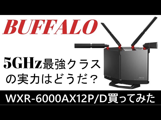 BUFFALO WXR-6000AX12P/D Wireless Router: Nuro Hikari 10Gbps
